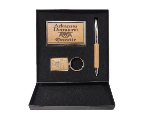 Card Holder/Pen/Key Chain Gift Set